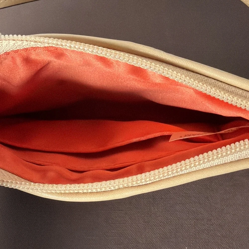 Coach F50594 Signature Stripe Canvas Wristlet Y2K Aesthetic Preppy Hangtag
